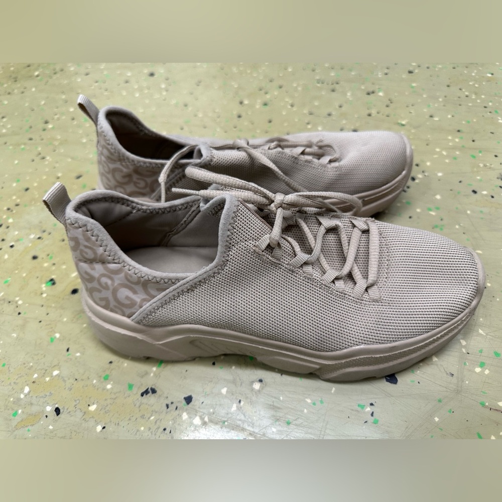 Guess Light Tan Lace-Up Sneakers - Picture 2 of 2